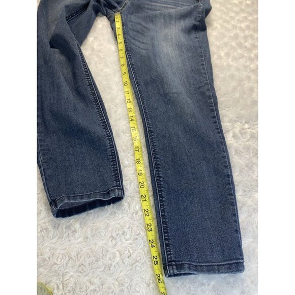 Democracy Jeans Womens Size 8 Ab Solution Women's Stretch No Holes Mid Rise - Picture 4 of 8